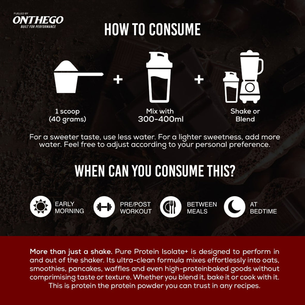 ONTHEGO | PURE PROTEIN ISOLATE+