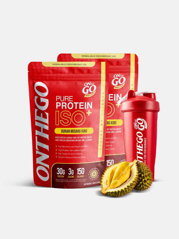ONTHEGO PURE PROTEIN ISOLATE+ (1KG | 30G PROTEIN | 25 SERVINGS)