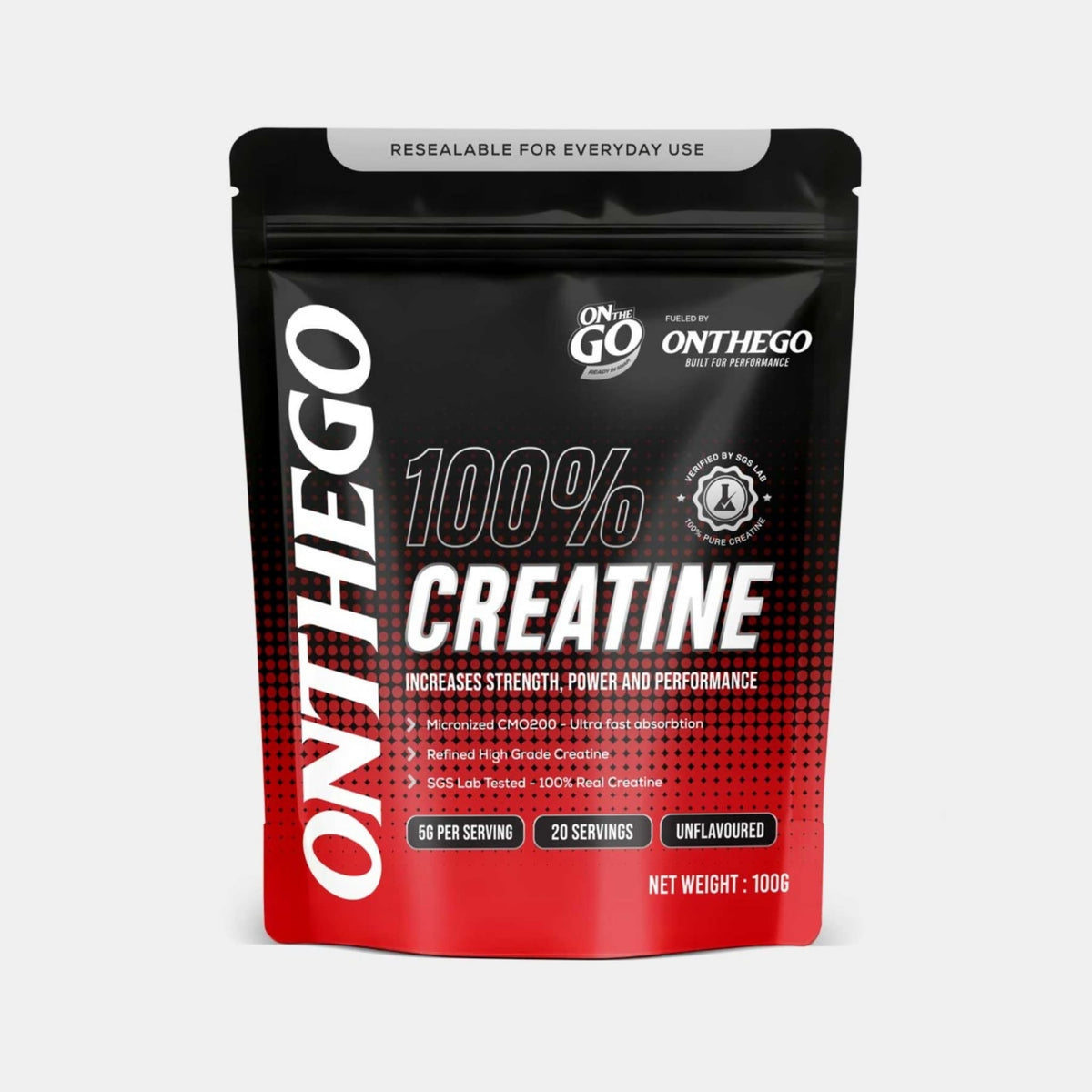 ONTHEGO | 100% CREATINE MONOHYDRATE (100g)