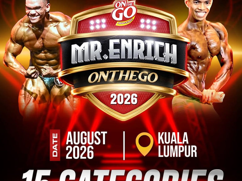 Mr Enrich ONTHEGO 2026 (Main Sponsor, 15 Kategori)