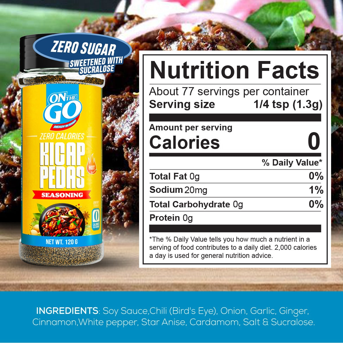 Nutrition Facts Kicap Pedas Seasoning