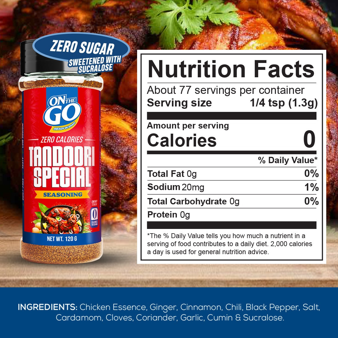 Nutrition Facts Tandoori Special Seasoning