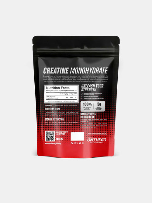 ONTHEGO 100% CREATINE MONOHYDRATE
