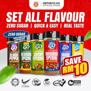 OnTheGo Zero Calories Seasoning Set All Flavour